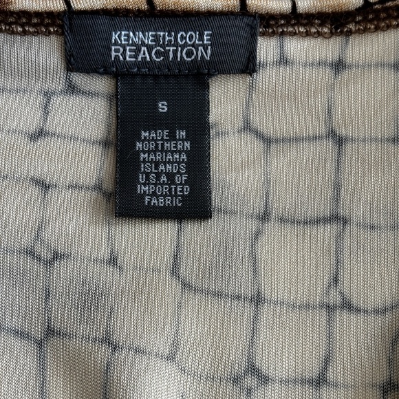 Kenneth Cole Reaction Sheath Dress - Snake Print Size S - Picture 7 of 10